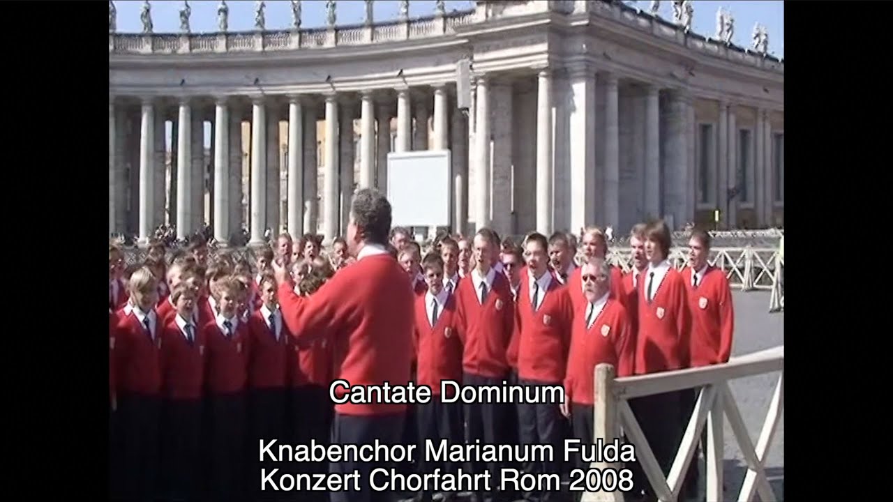 Adventstür 16: Cantate Domino - Knabenchor Marianum Fulda - Konzert Chorfahrt Rom 2008