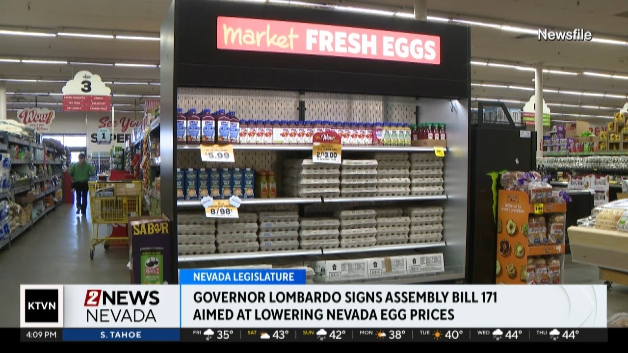 Governor Lombardo signs egg bill