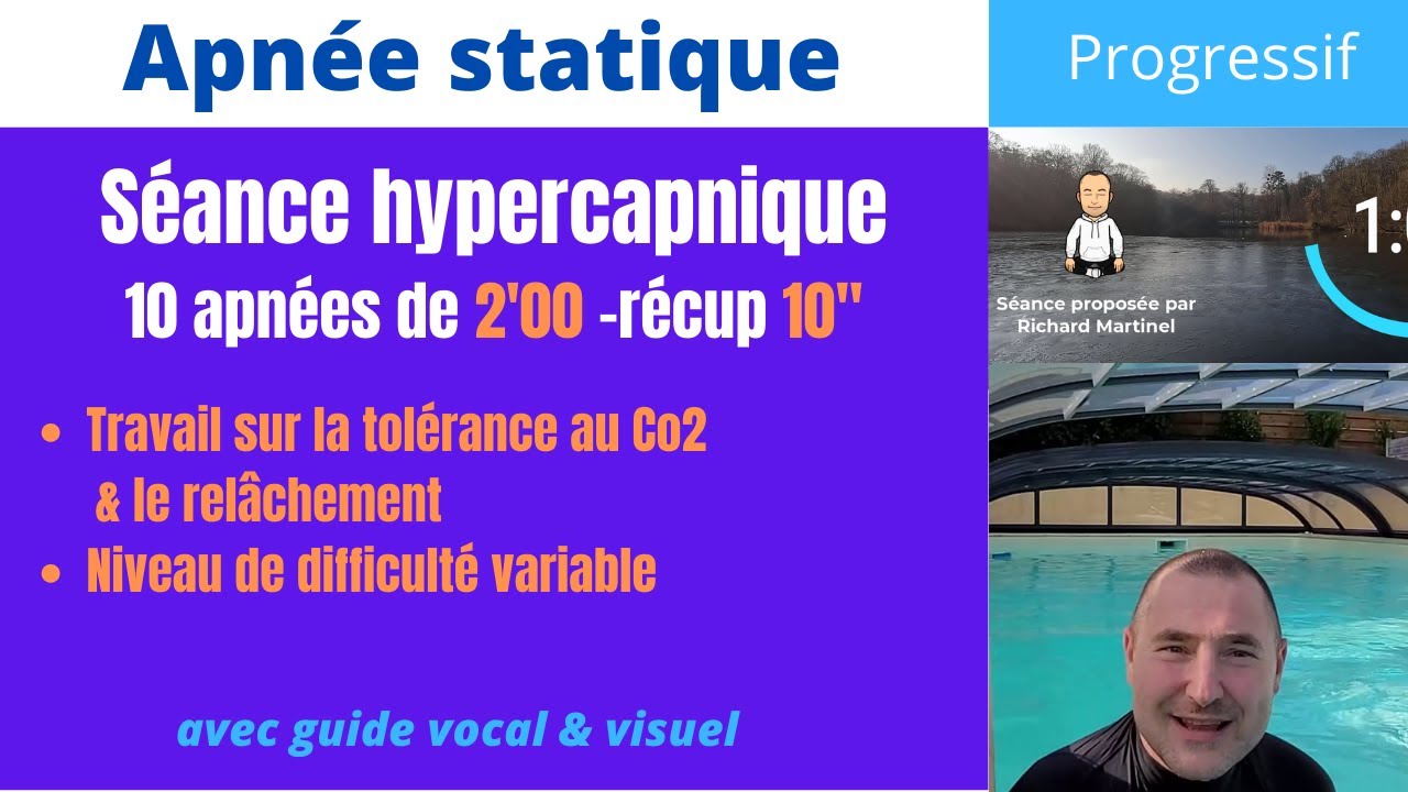 🤿  Table hypercapnique - apn&eacute;es 2'00 - r&eacute;cup fixe de 10