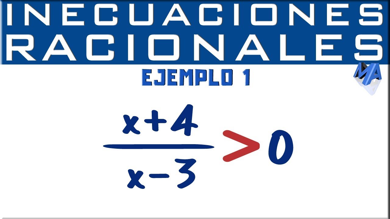 Inecuaciones racionales solución | Ejemplo 1