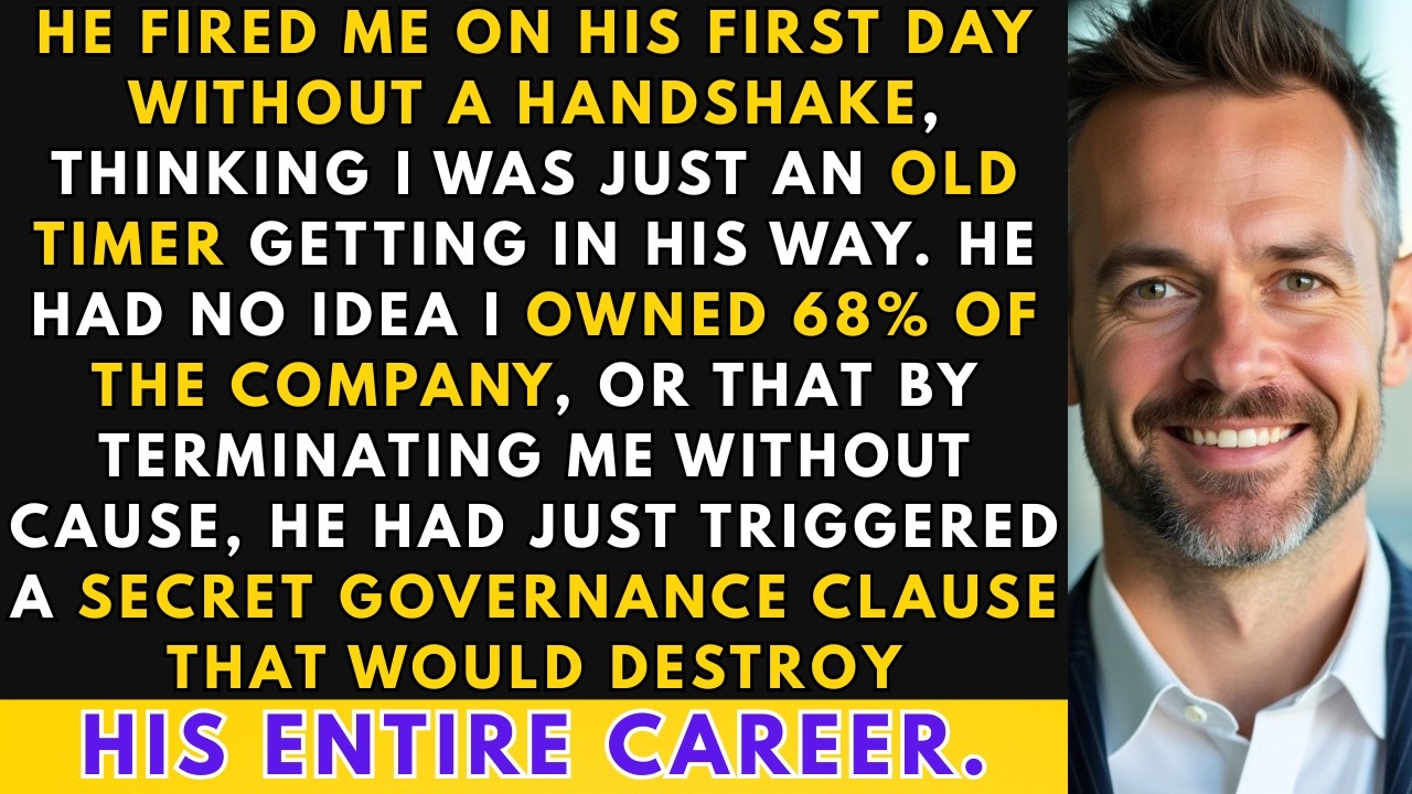 Новый генеральный директор уволил меня еще до того, как мы пожали друг другу руки, он понятия не ...