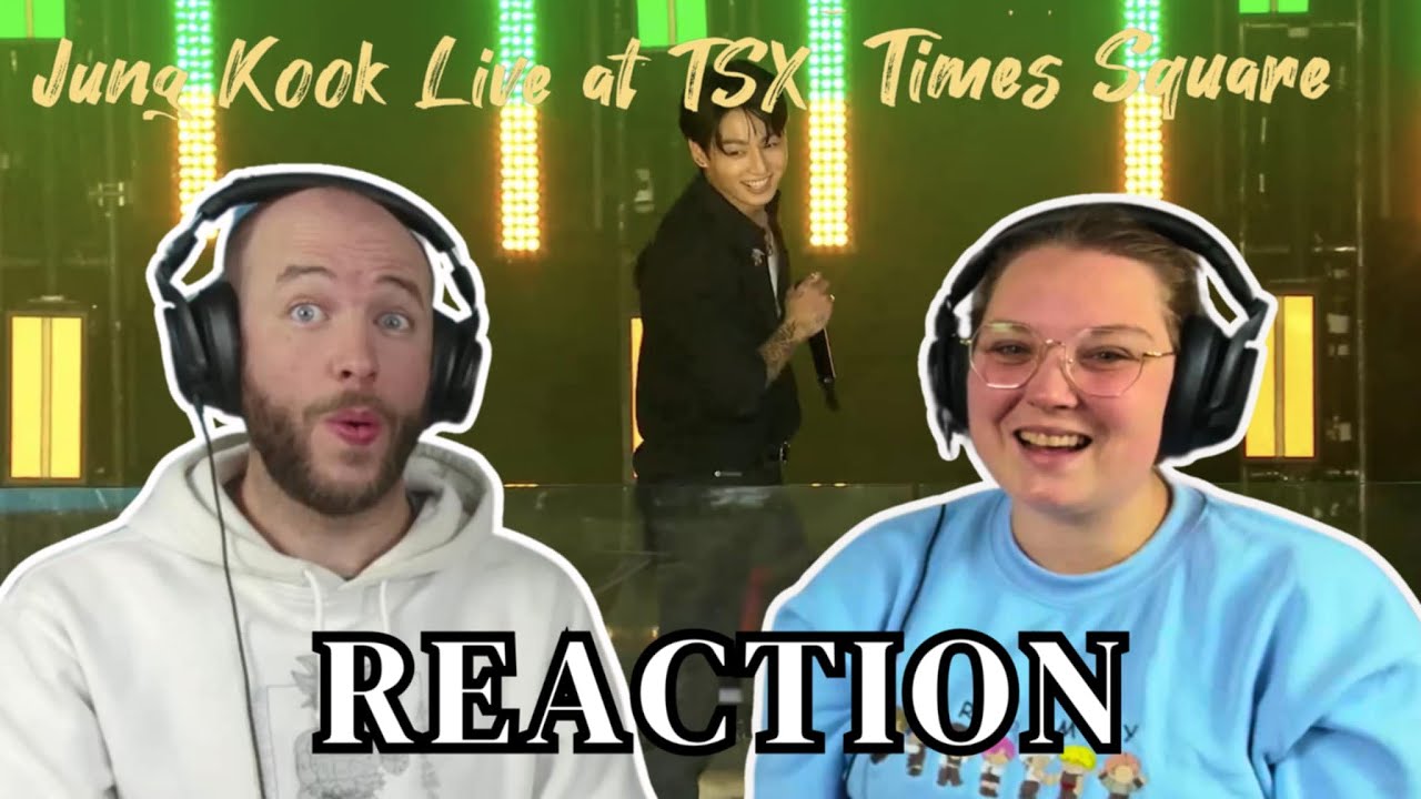 WHAT A LEGENDARY PERFORMANCE! | JUNG KOOK LIVE AT TSX, TIMES SQUARE 2023 | COUPLE REACT