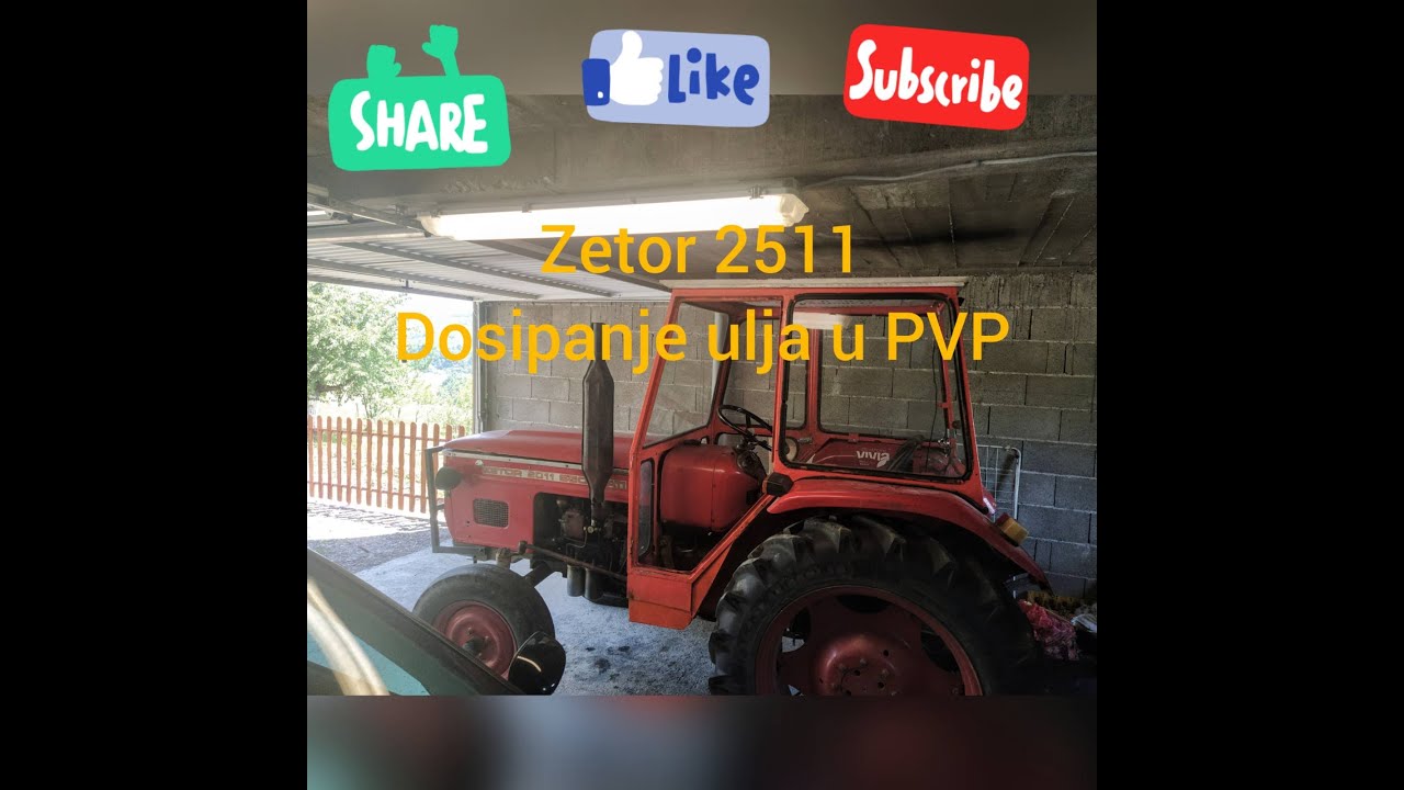 Dosipanje ulja u PVP zetor 2511