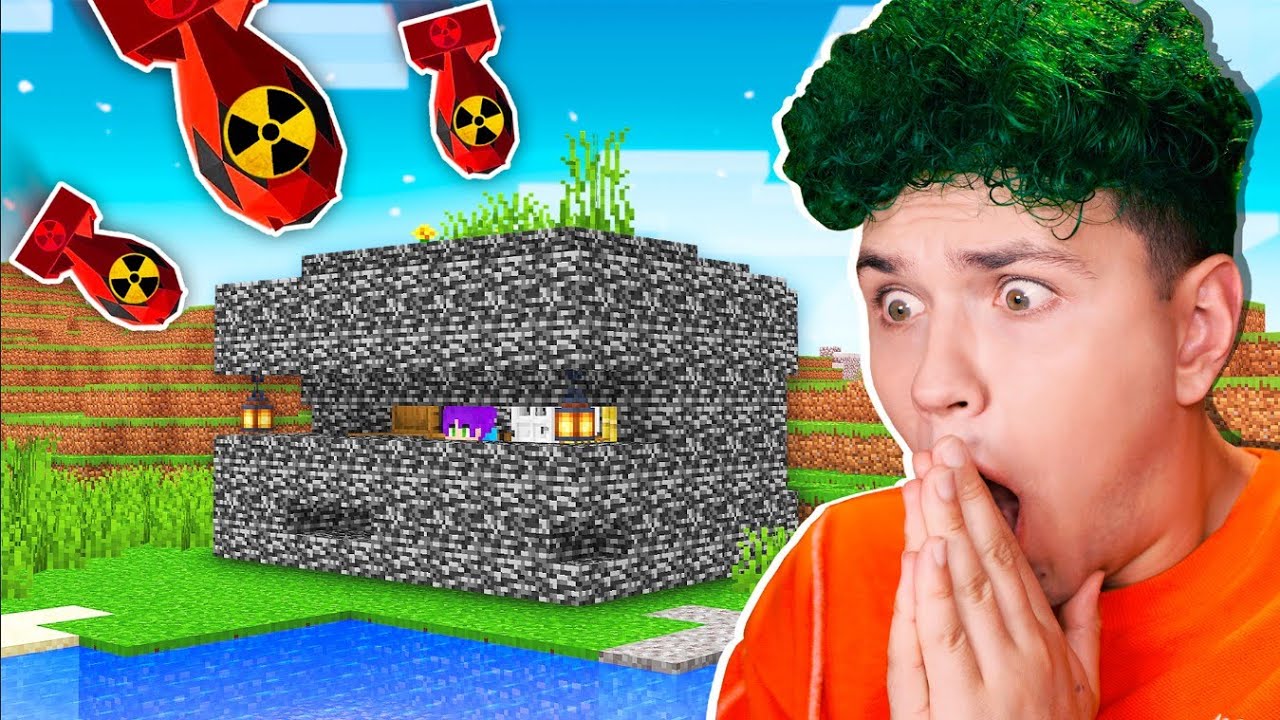БУНКЕР во время ЯДЕРНОЙ ВОЙНЫ  без МОДОВ 😱 ПРОВЕРКА ЛАЙФХАКОВ из ТИК ТОК в Minecraft