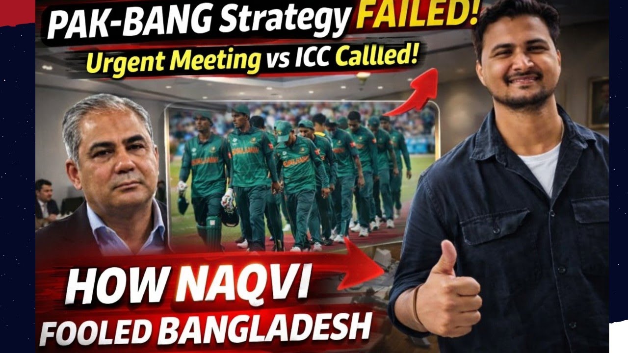 Urgnet meeting called Vs ICC - PCB-BCB together - How Pakistan fooled Bangladesh vs ICC -T20 WC 2026