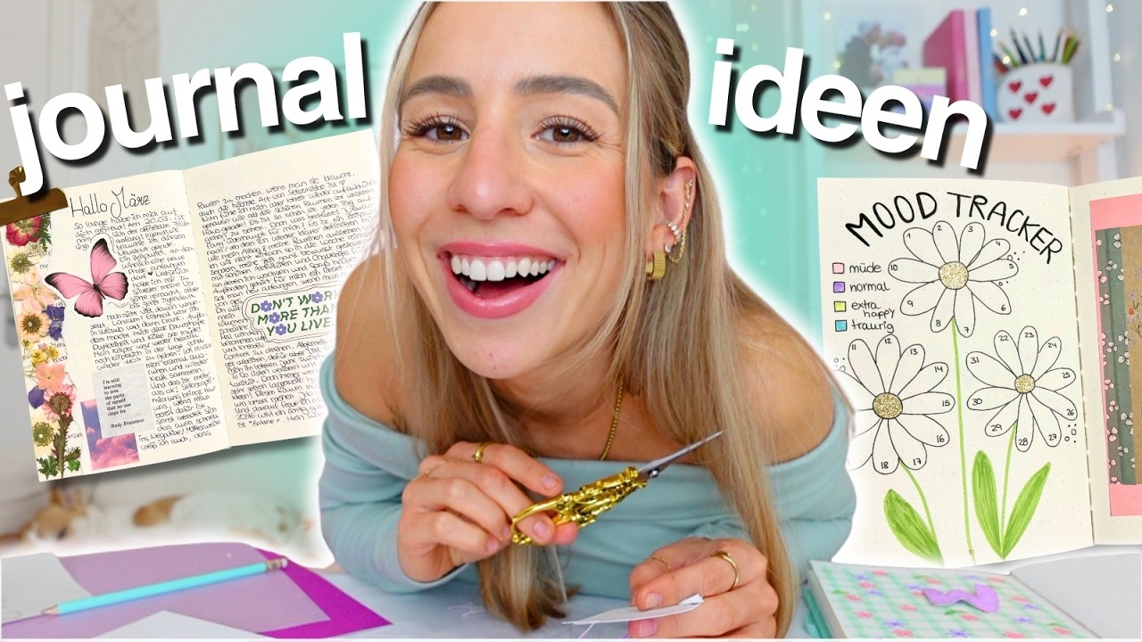 MÄRZ journal seiten Ideen 🌸🌷🐛 Thema: Neuanfang