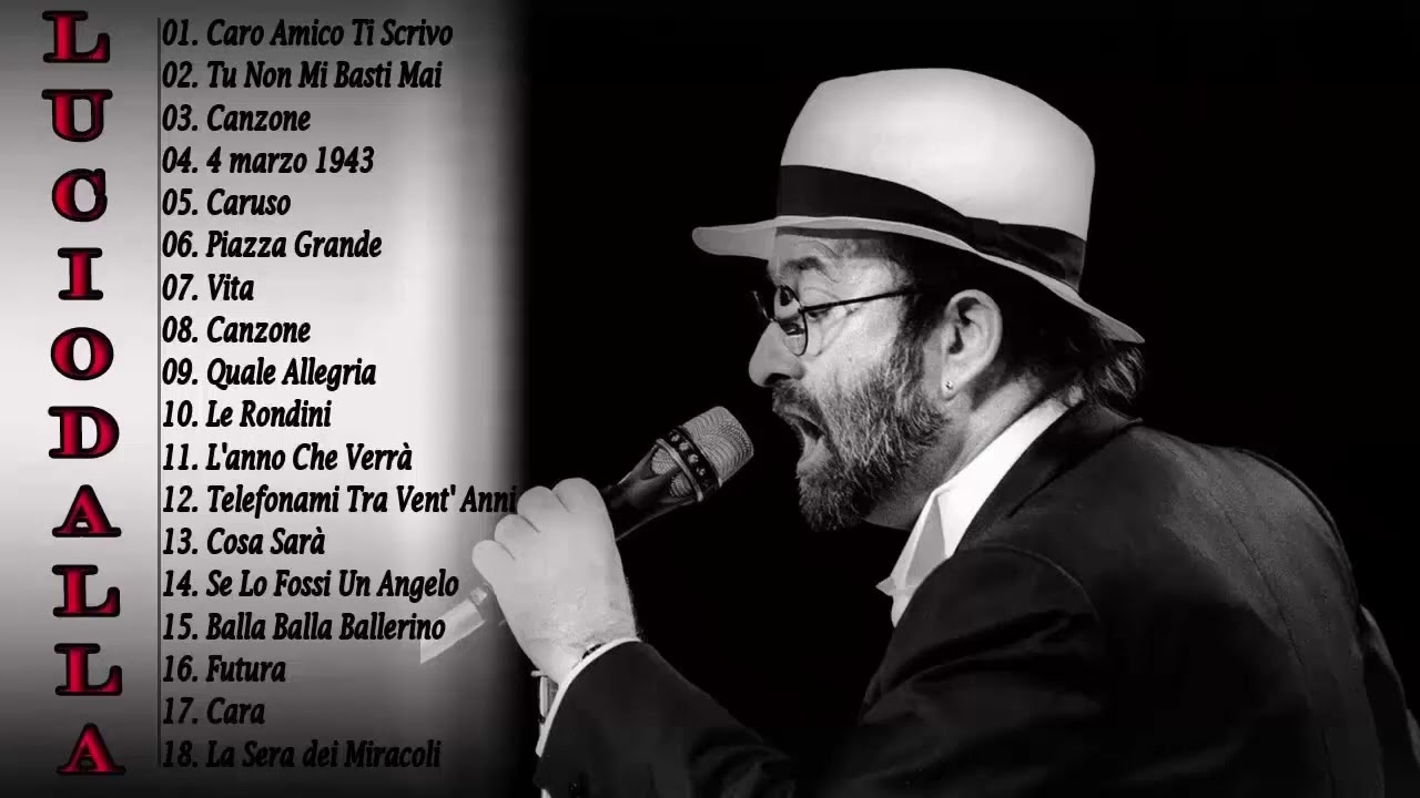 Lucio Dalla canzoni nuove 2022 - Lucio Dalla Migliori Successi - Grandi Successi Di Lucio Dalla