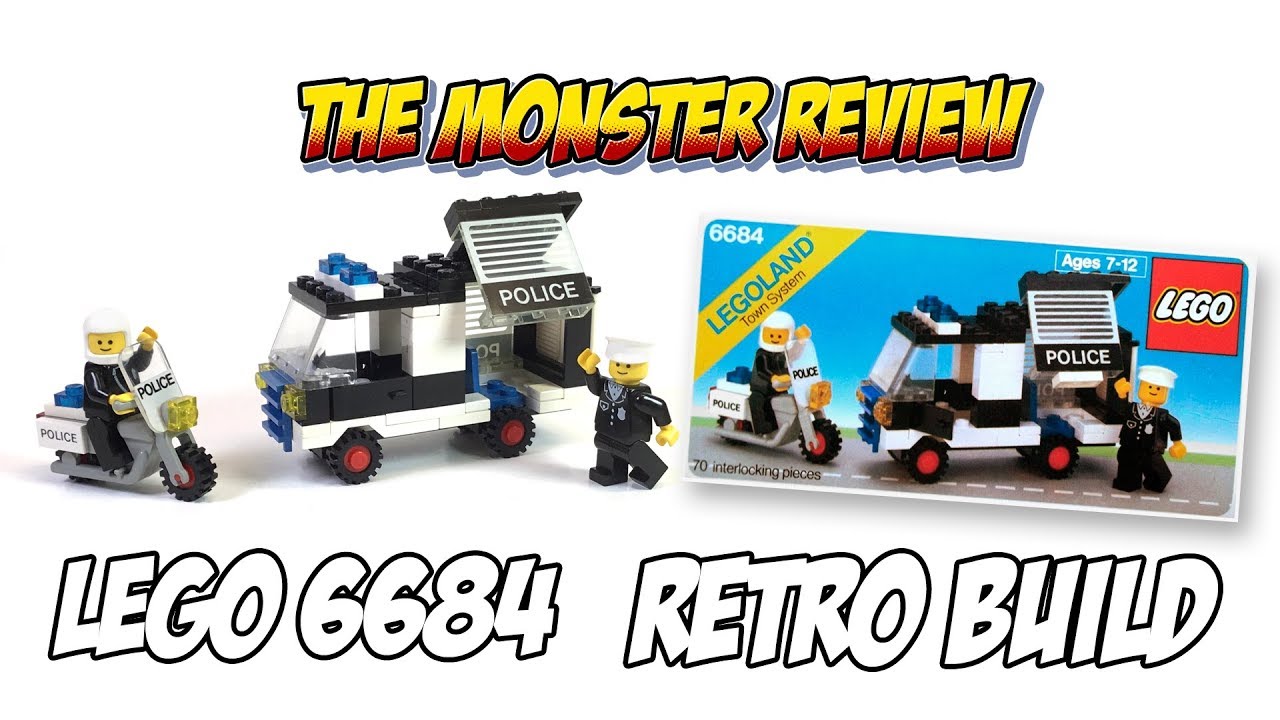 Lego 6684 - Police Patrol Squad - Classic Town - Retro Build