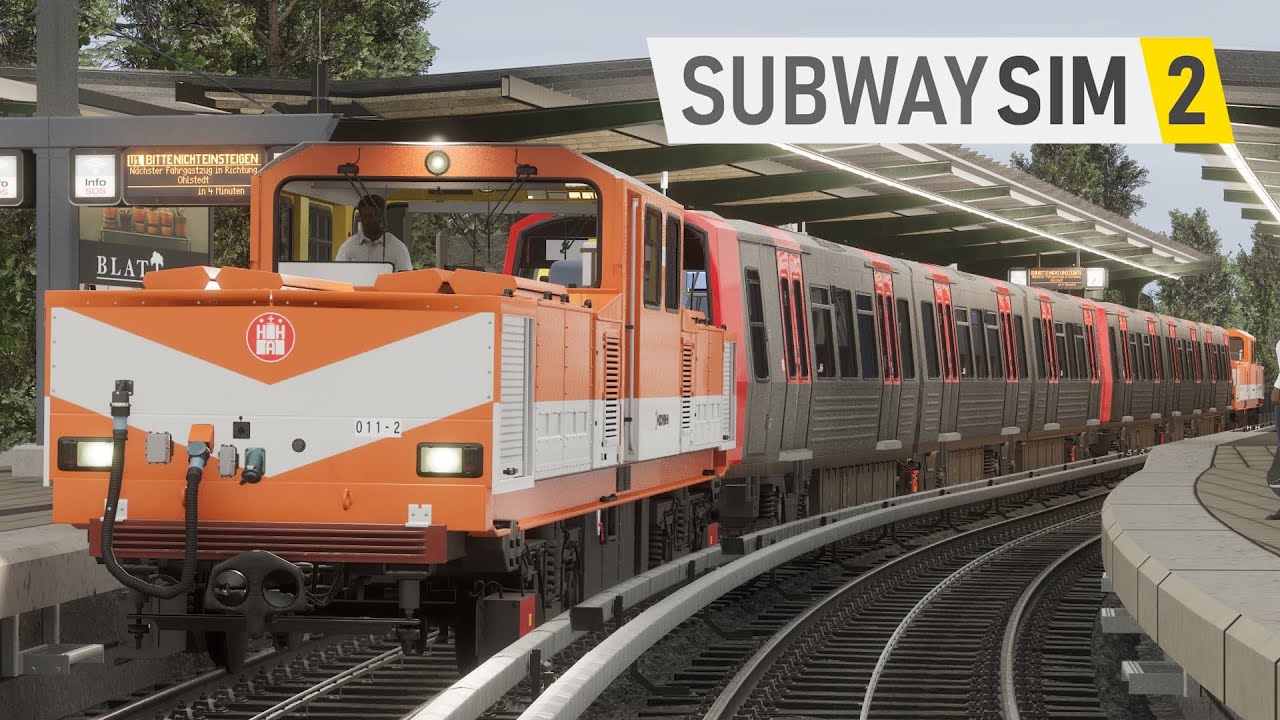 SubwaySim 2 | Scenario: New Train Delivery | With HHA Akkulok AL1 | Hamburg U-Bahn