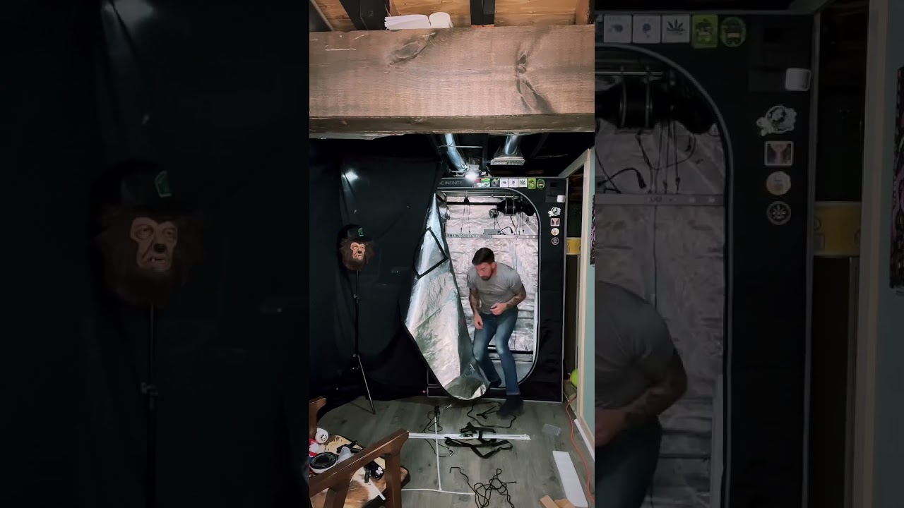 Setting up Slim 750S Nextgen Grow Tent - @boutiquegrower3329 - 3 Way Dimmability & Auto Sunrise