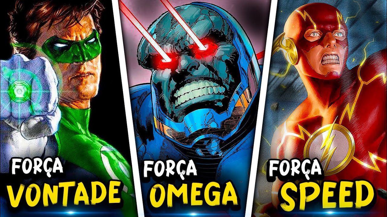 Todos 34 Tipos de FORÇAS existentes na DC COMICS | Explicadas