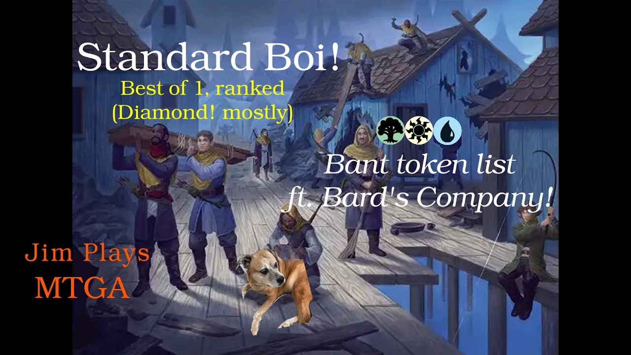 Bant tokens ft. Bard's Company! (deckbuilding included) Standard Bo1 in Diamond | Jim plays: MTGA