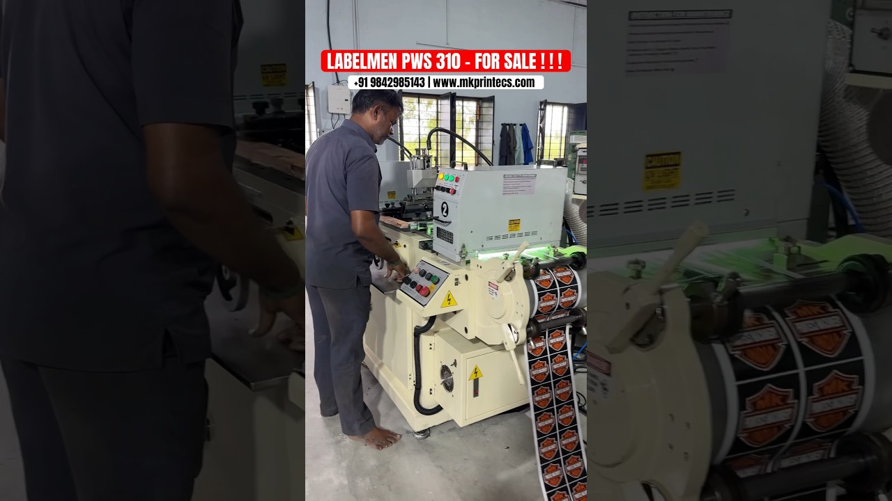 AUTOMATIC ROLL TO ROLL SILK SCREEN PRINTING MACHINE 