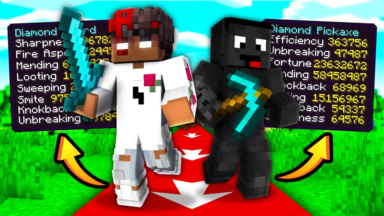 Minecraft, ale Itemy Enchantują Się Gdy Chodzimy...