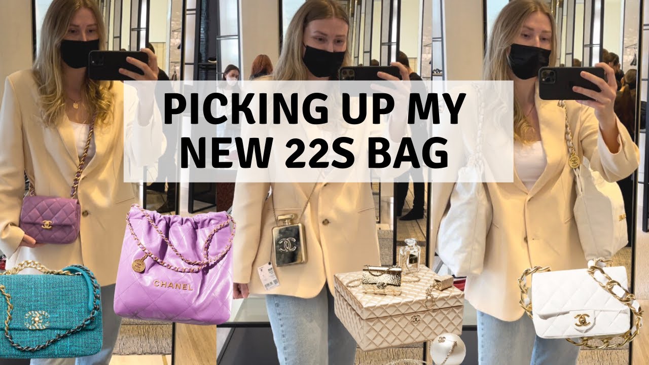 CHANEL 22S SHOPPING VLOG | Chanel Spring/Summer 2022 & Chanel 22 Bag Launch | Laine’s Reviews