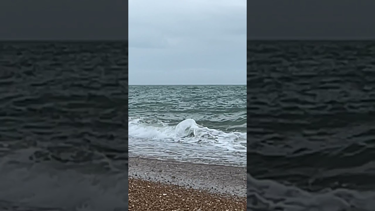 🌊 Slow Motion Waves at Sandown Beach, Isle of Wight ✨