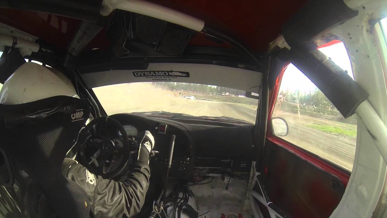 Rallicross SM Hyvinkää Supercar A-Finaali Toni Lukander 2016