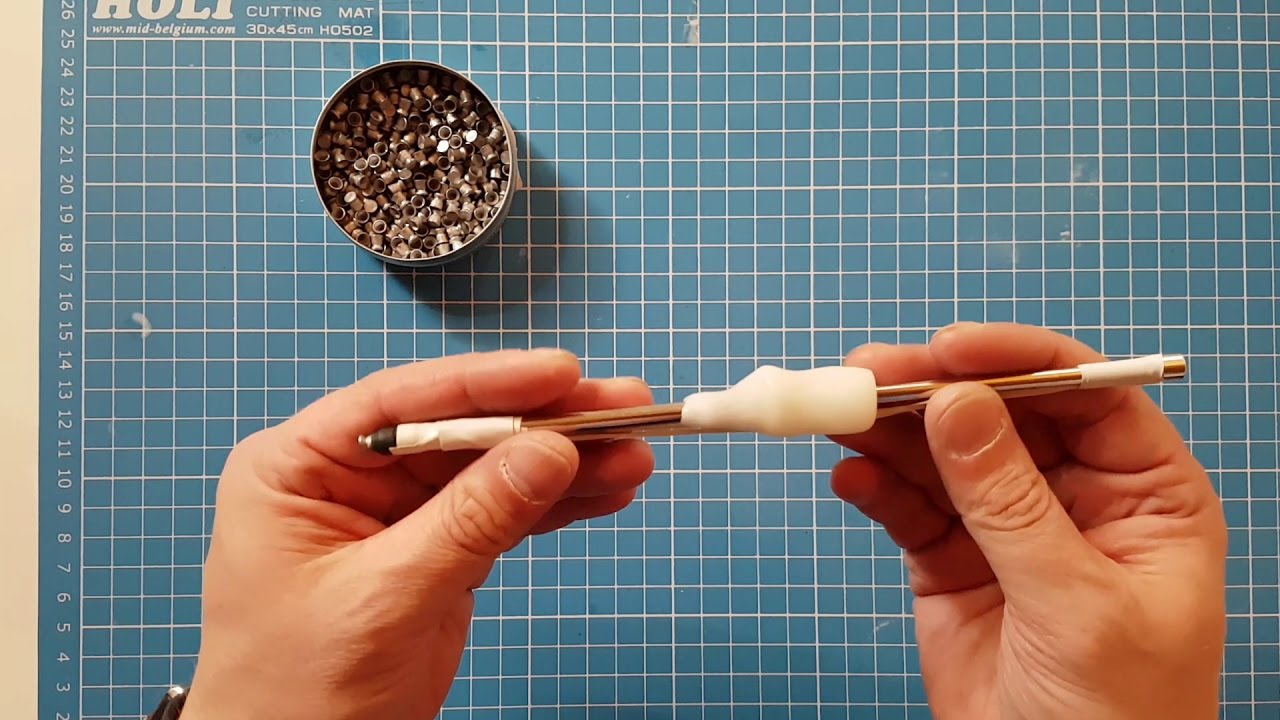 DIY Diabolo 4,5 mm Ladehilfe Speedloader für Luftgewehr Luftpistole zB Weihrauch HW 40 selber bauen