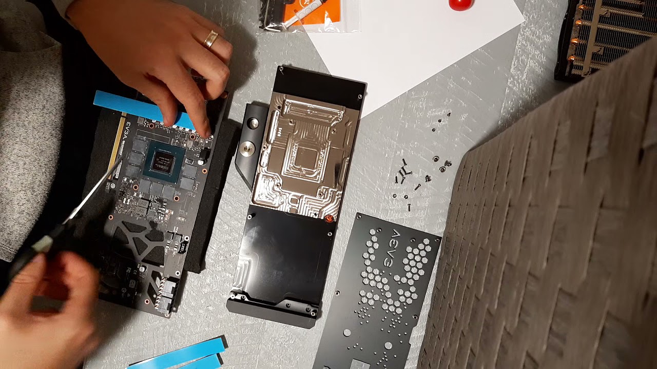 EK-Quantum Vector XC3 RTX 3070 D-RGB - Timelapse Install