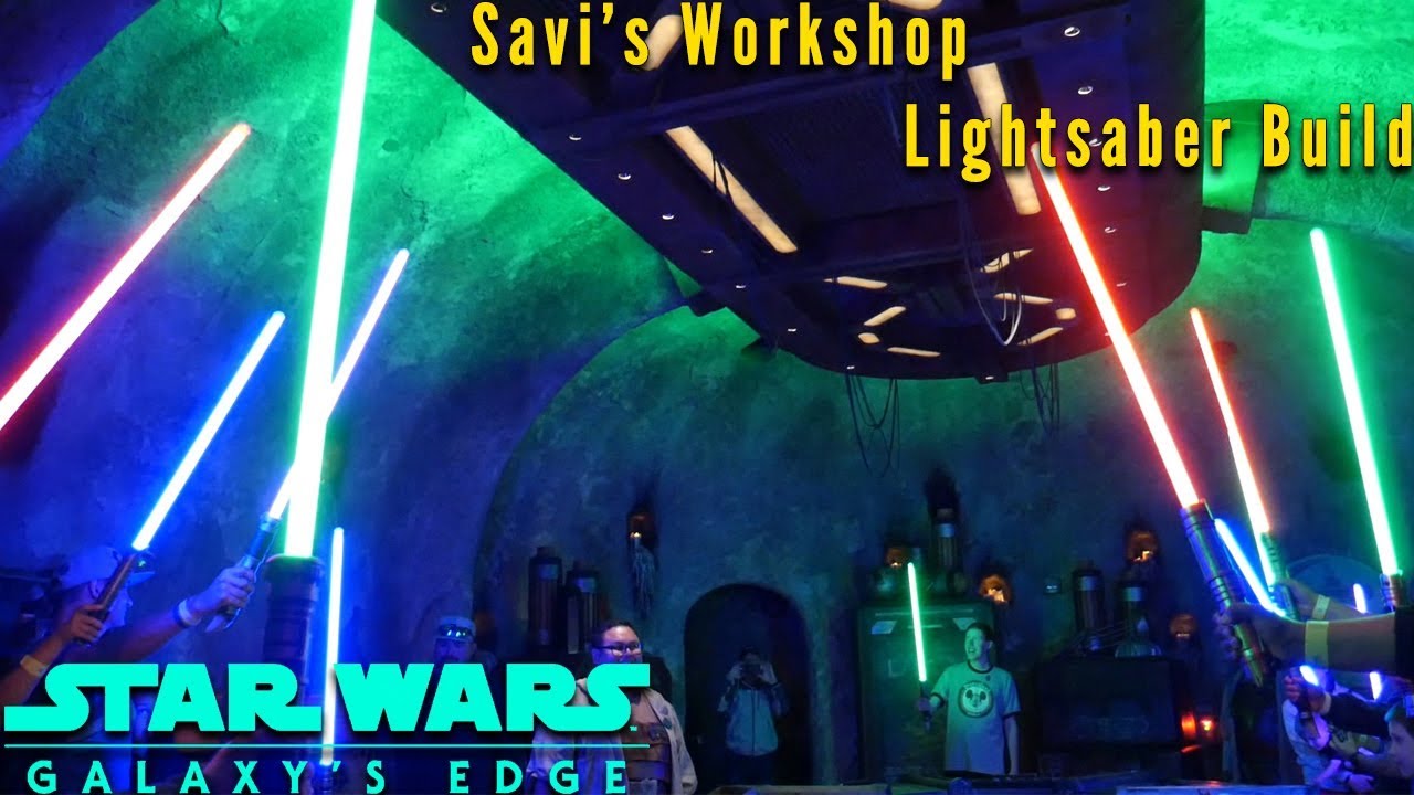 Star Wars: Galaxy's Edge - Savi's Workshop Lightsaber Build Complete Experience
