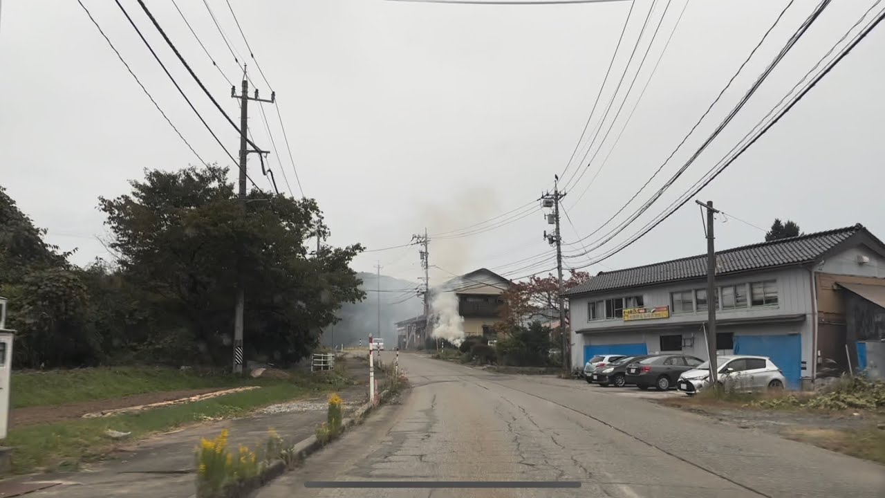 今日の＃能登町宇出津から柳田(道路) ＃能登半島地震後　2024 10 22  16:10