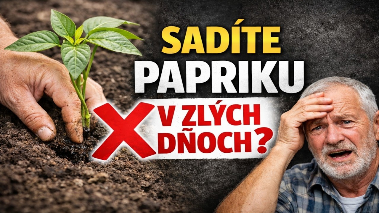 SADZTE PAPRIKU V ROKU 2026 LEN V TIETO DNI! Tajomstvá rekordnej úrody a najväčšia chyba, ktorú robí
