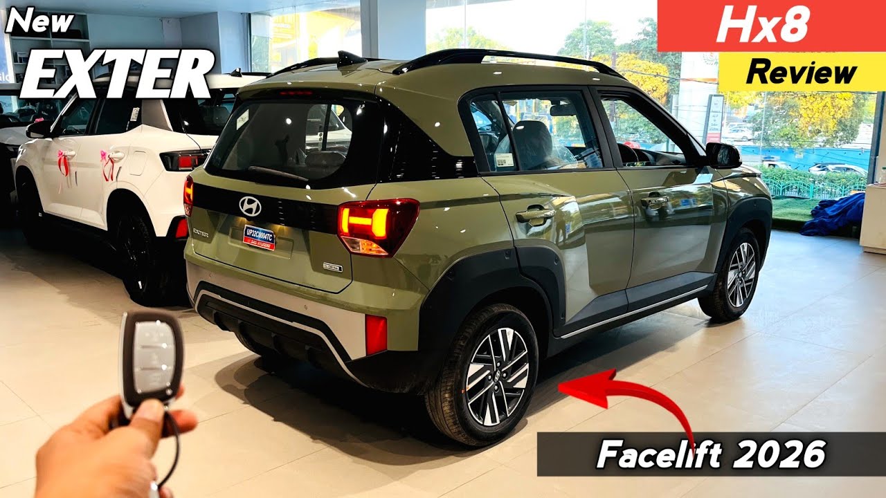 New Hyundai EXTER Facelift 2026 ❣️| New Exter Top Model Hx8 Detailed Review 😍|