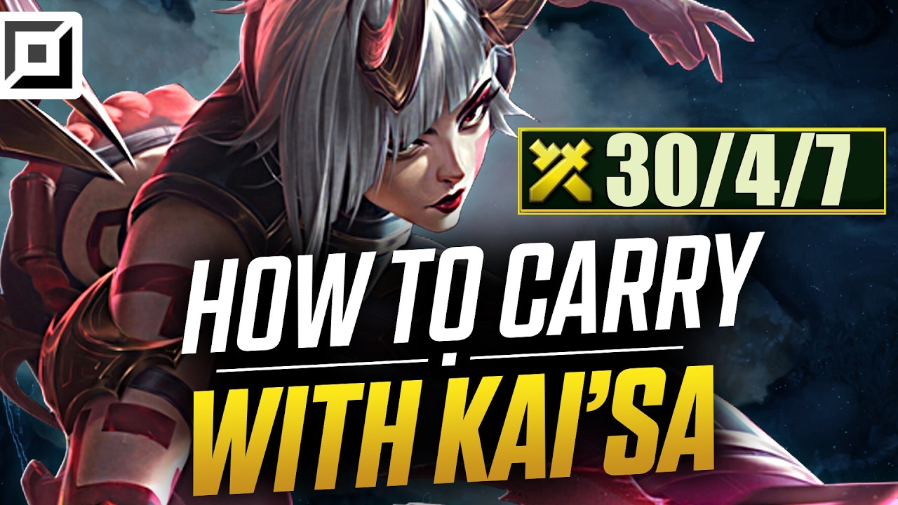 Watch this to get 30 KILLS ON KAISA AND HARD CARRY - League of Legends Commentary