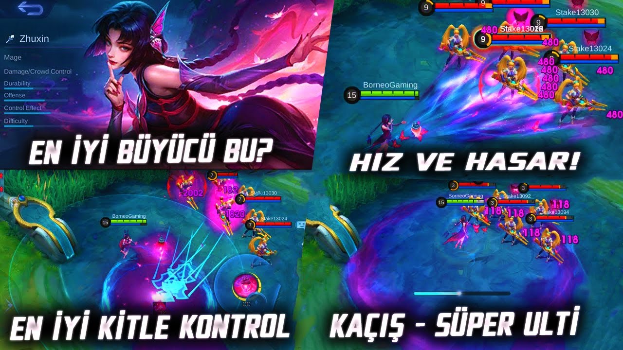 BU NASIL KİTLE KONTROL BU NASIL HASAR BU NASIL ULTI YETENEK BU NASIL BÜYÜCÜ | YENİ KAHRAMAN ZHUXİN