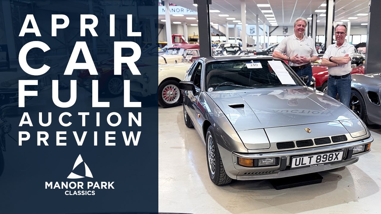 ALL THE CARS AVAILABLE IN THIS WEEKS AUCTION - MANOR PARK CLASSICS!