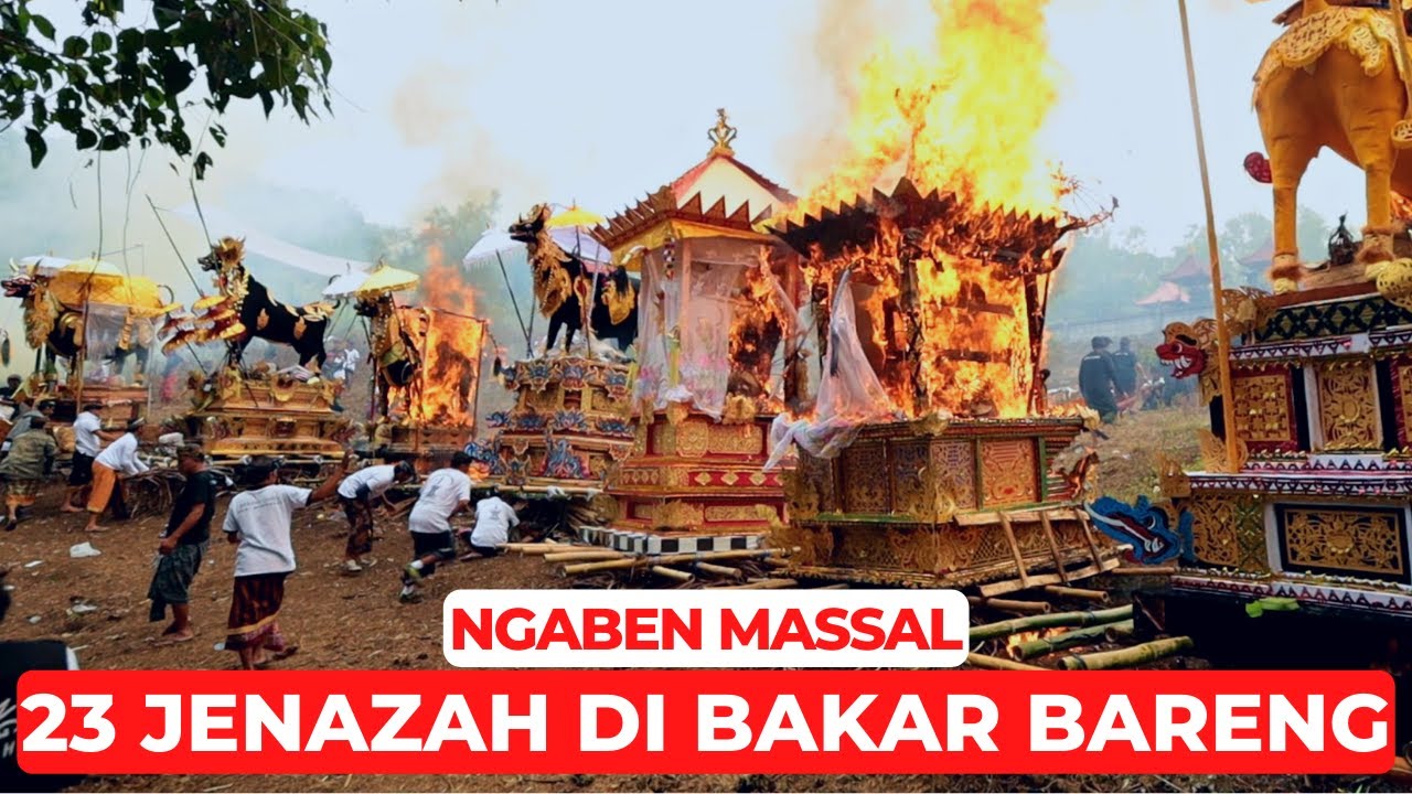 LANGKA! 23 JENAZAH DI KREMASI SERENTAK 