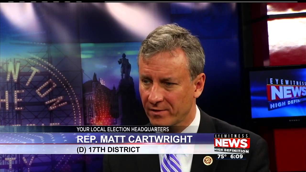 Congressman Matt Cartwright Visits the WBRE Studios