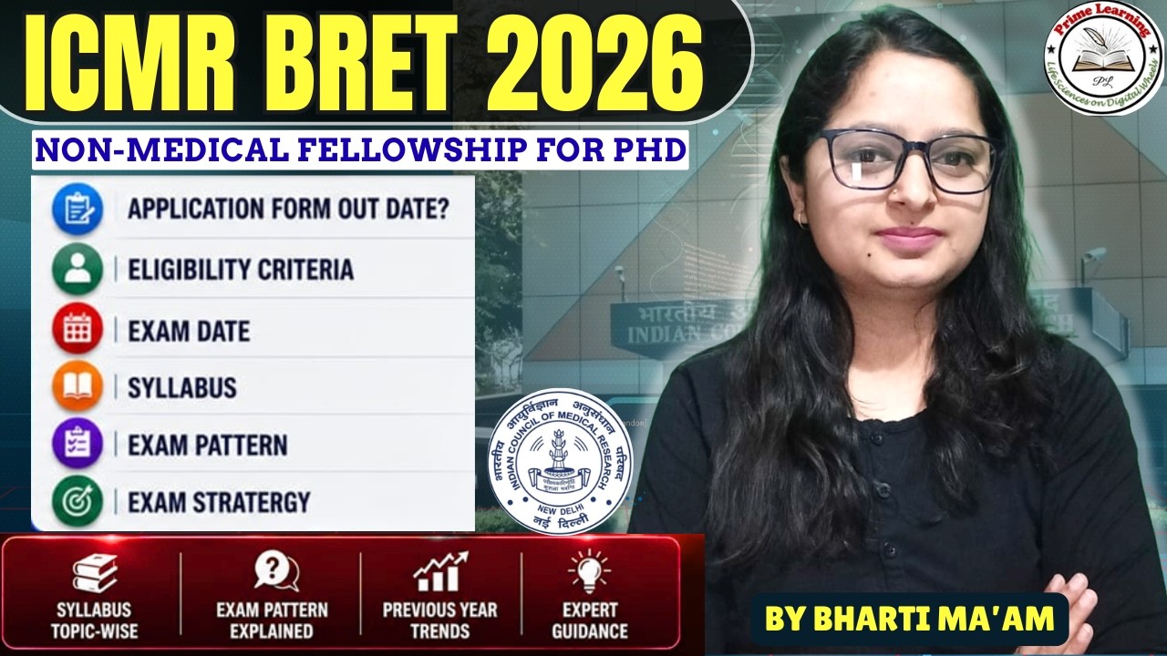 DHR-ICMR BRET 2026 | Application Form, Eligibility, Exam Pattern, Exam Date, Syllabus, Exam Strategy