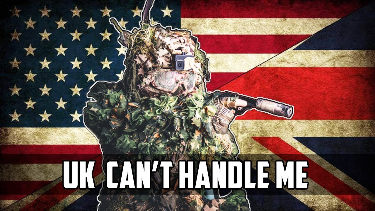 American Airsofter Cuts Down Moaning UK Players [ US Player Salts UK Field ]