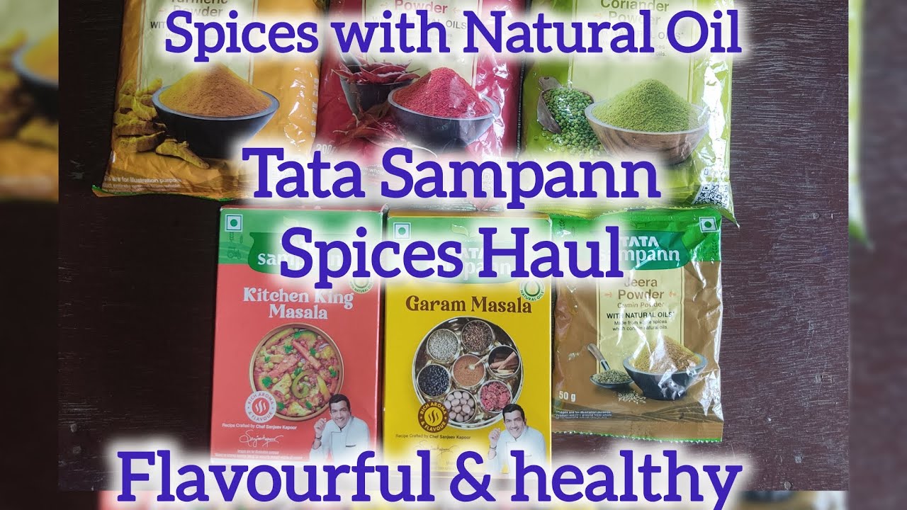 TATA Sampann Spices With Natural Oils, Spicy, tasty & healthy,Purchased from Flipkart Groceries