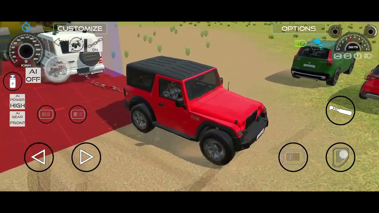 Thar, Scorpio n xuv 300,Belero power test es video ma ha 