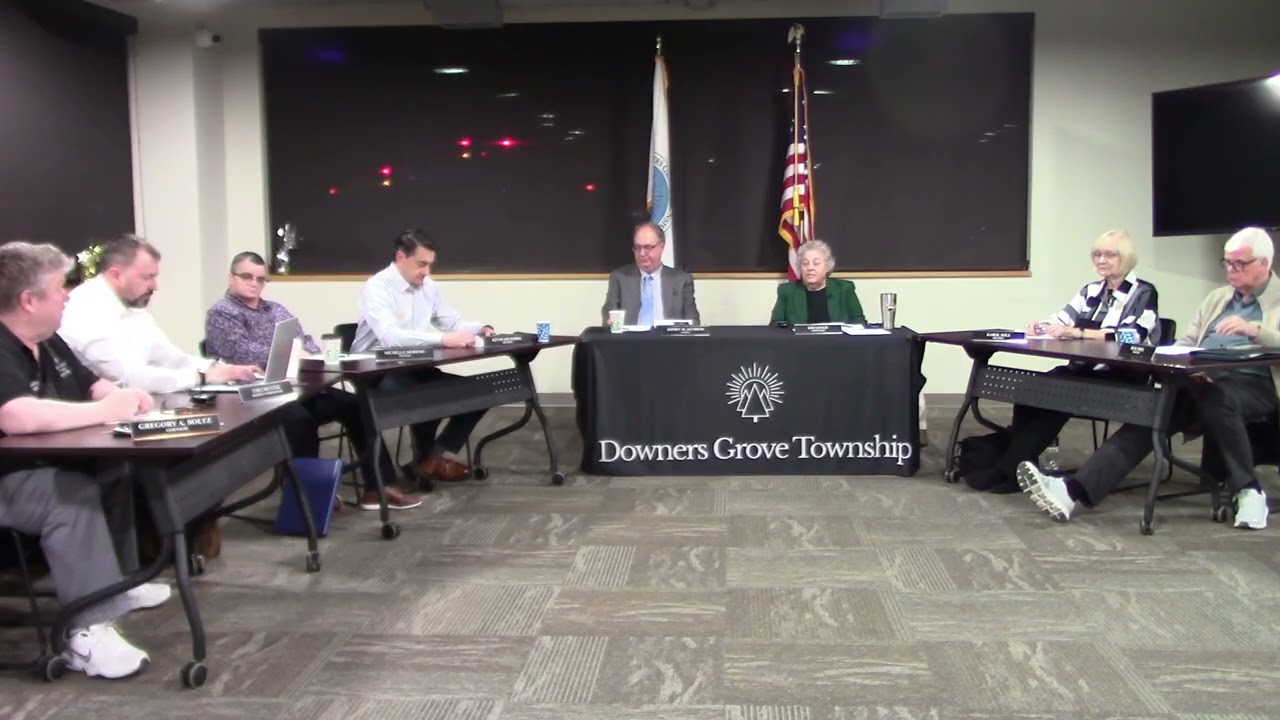 Downers Grove Township - Board Meeting - January 12th, 2026