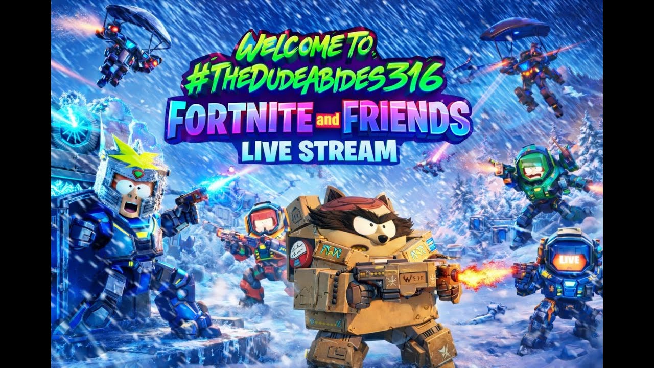 Welcome To #TheDudeAbides316 #Fortnite and Friends Live Stream Winter Storm Special