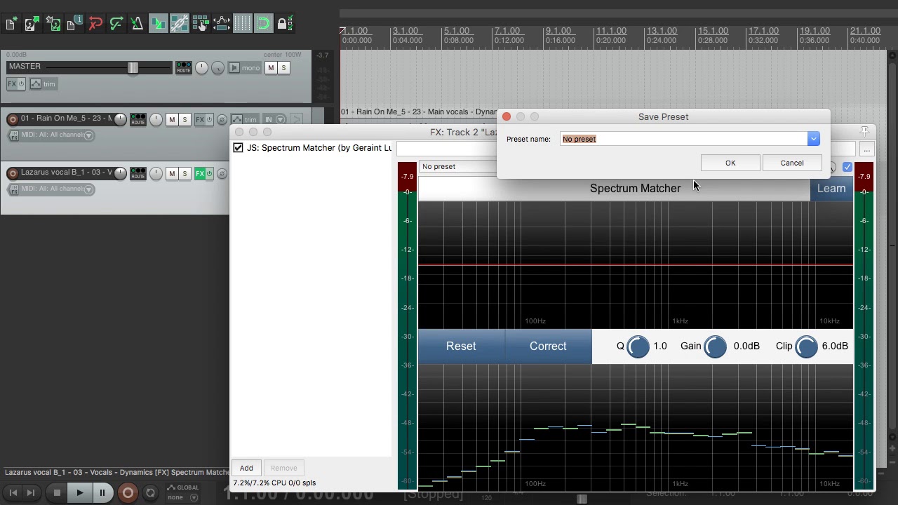 JSFX: Spectrum Matcher - Introduction
