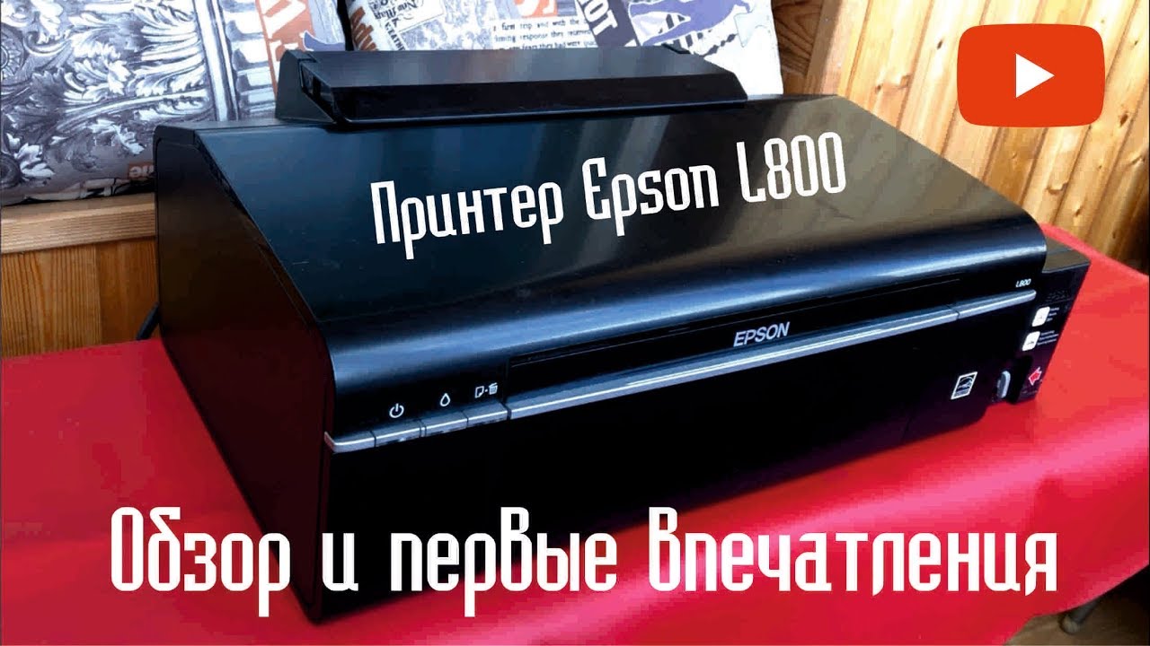 Обзор принтера Epson L800  Личное мнение  | Necresco