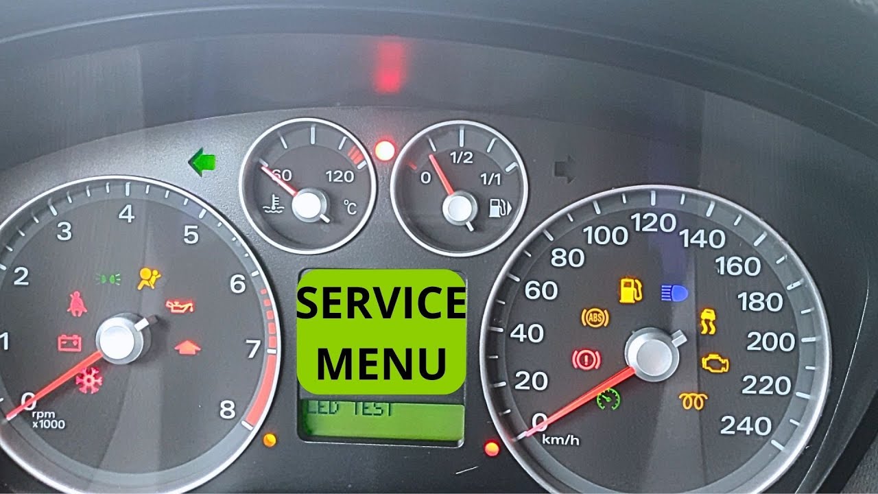 MENU SERWISOWE FORD, FOCUS C-MAX, JAK ODCZYTAĆ BŁĘDY DIAGNOSTYKA W SAMOCHODZIE BEZ KOMPUTERA? FT332