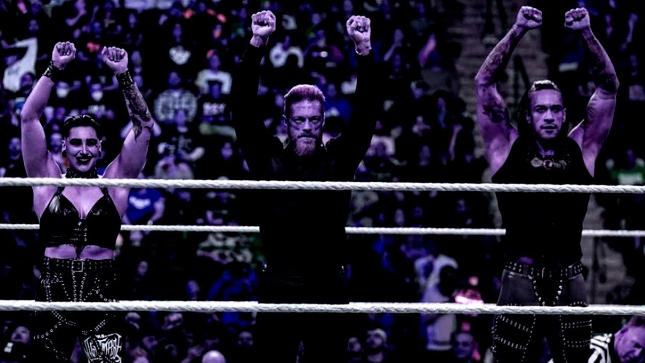 - EDGE, RHEA RIPLEY & DAMIEN PRIEST 