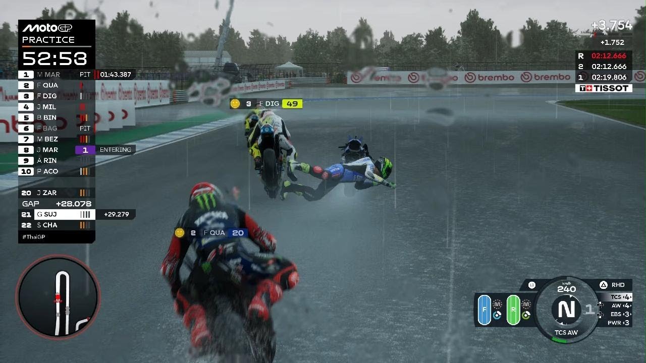 Disaster for Alex Márquez! Desmosedici GP25 Crash at Thailand GP 🇹🇭 MotoGP 2025
