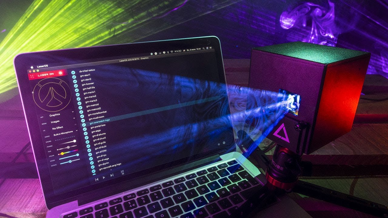 Night Club Laser Light Show - LaserCube