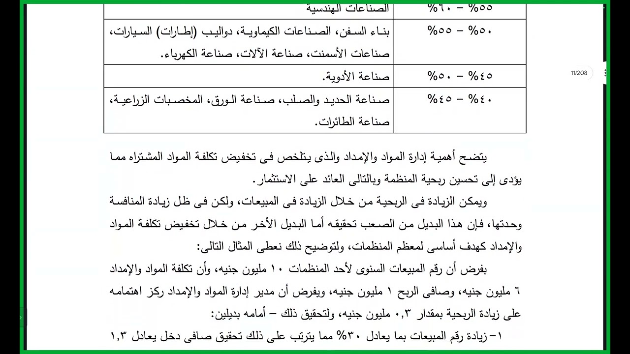 المحاضر 10سلاسل التوريد