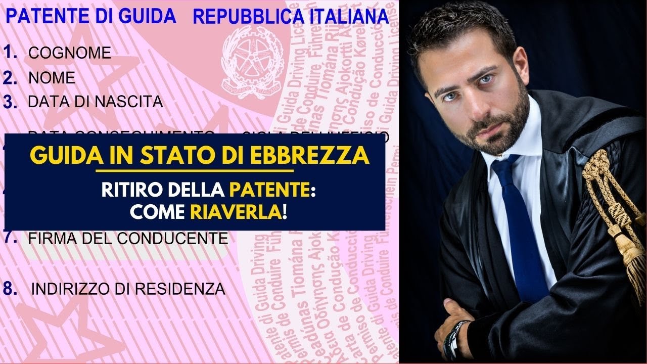 Ritiro della patente per guida in stato di ebbrezza: rimedi e soluzioni all'alcoltest