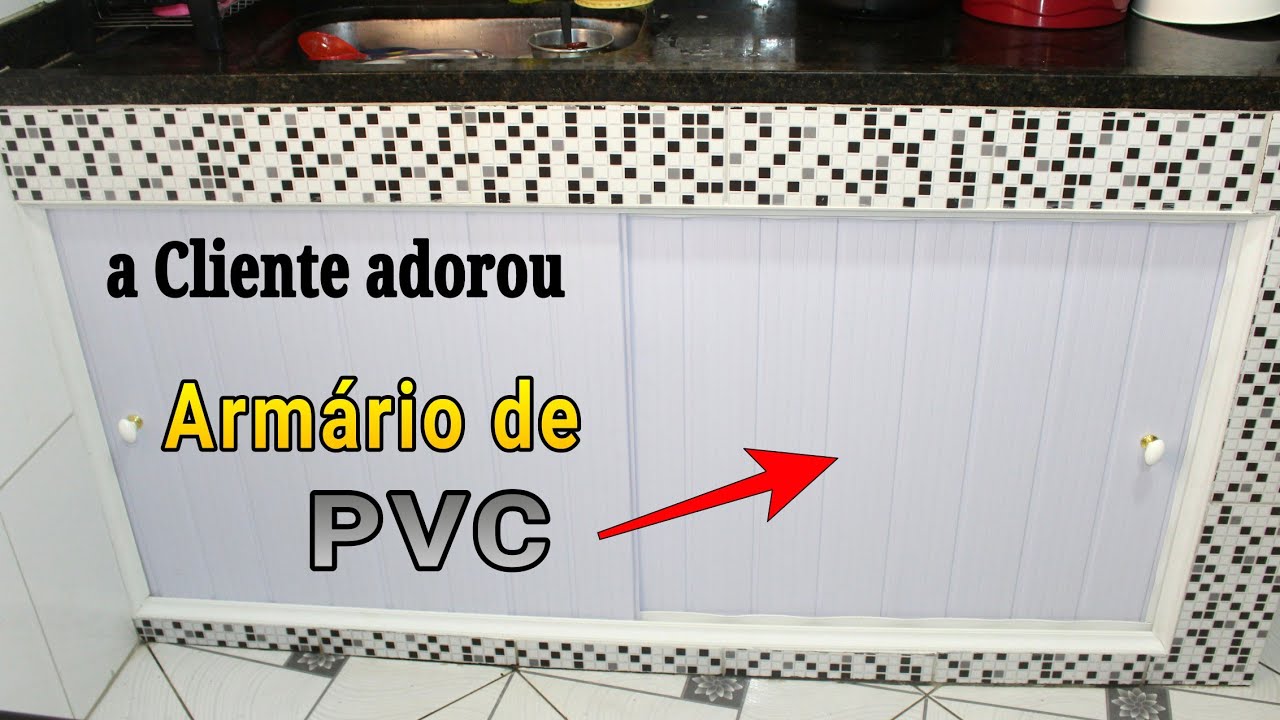 a Cliente adorou ESSE Armário de PVC com TODOS os Detalhes, FAÇA VOCÊ MESMO Passo a Passo completo