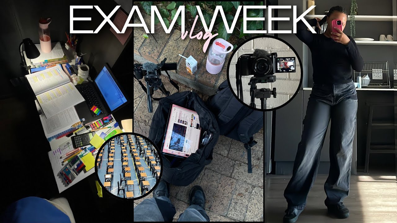exam study vlog motivational & productive exam tips, exam week & end of semester