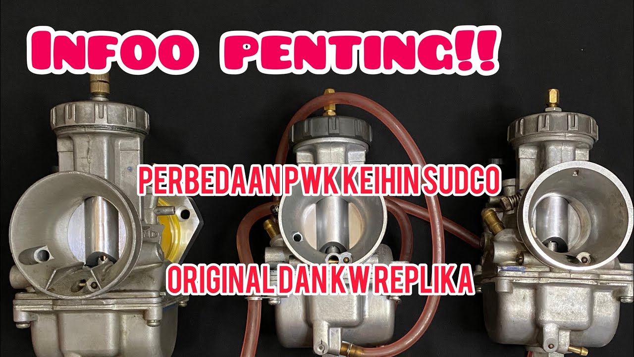 PERBEDAAN KARBU PWK KEIHIN SUDCO ORI DAN KW /replika #karbupwk #keihin #keihinsudco #karburator