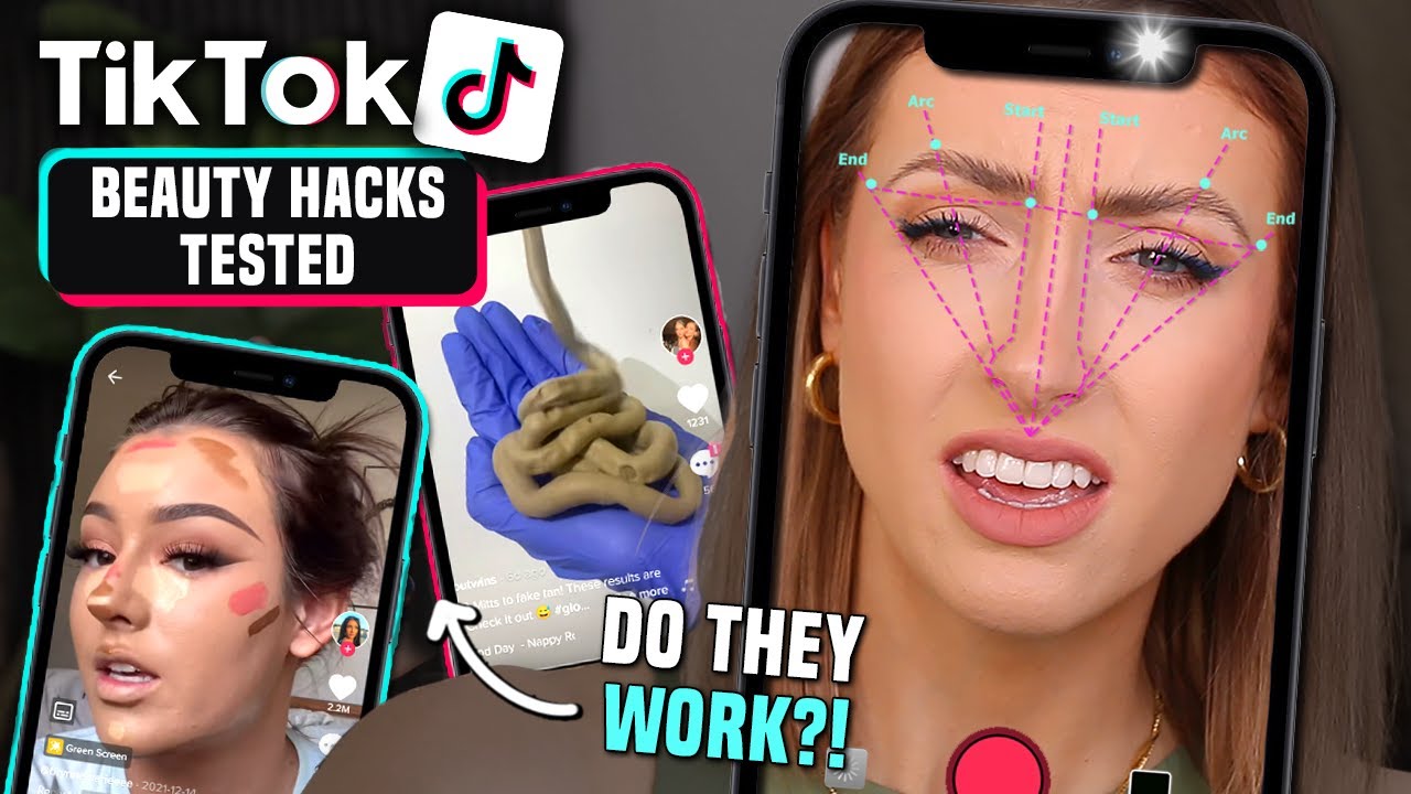 Testing Viral BEAUTY HACKS I found on TIK TOK *this was stressful
